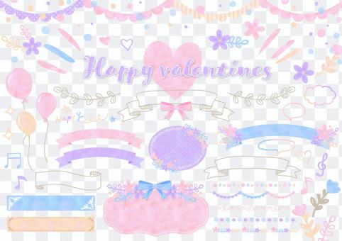 Seasonal material 076 Valentine frame Seasonal material 076 Valentine frame