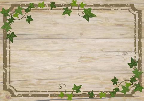 Vintage wood grain frame (white tea) Vintage wood grain frame (white tea)