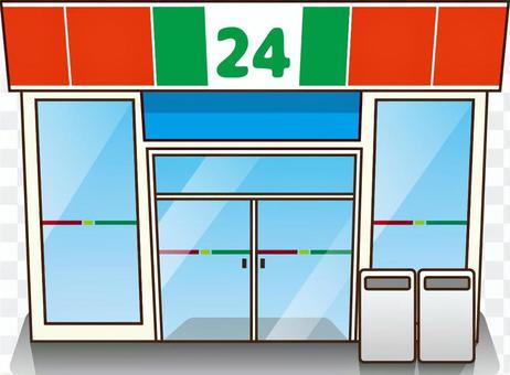 Convenience store building Convenience store building