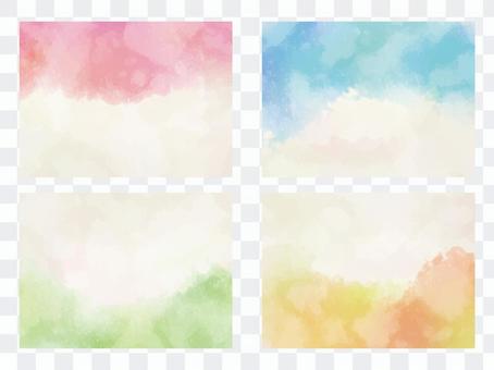 Watercolor frame set ver 06 Watercolor frame set ver 06