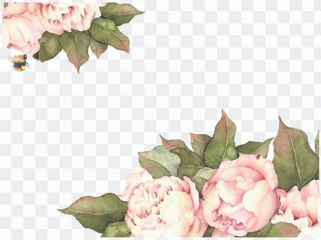 Letter background 10 - English Rose Letter background 10 - English Rose