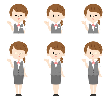 Female receptionist_guidance Female receptionist_guidance