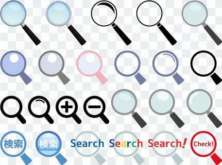 Magnifying glass set _ Magnifying glass set _