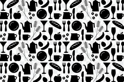 Silhouette kitchen icon Silhouette kitchen icon