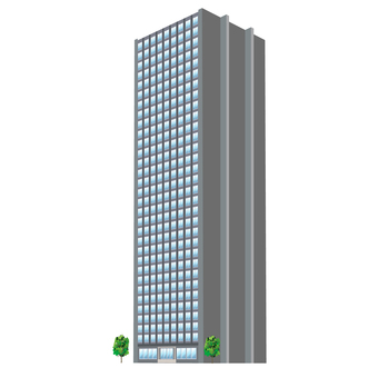 Perspective Illustration Skyscraper Hotel Perspective Illustration Skyscraper Hotel