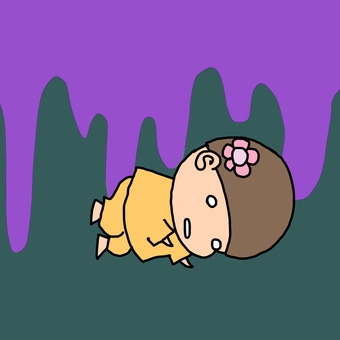Girl who is sick Girl who is sick