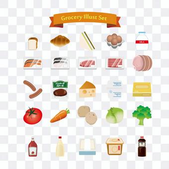 Food illustrations Food illustrations