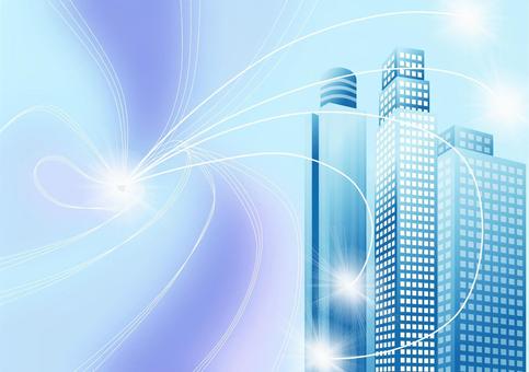 Building frame · IT communication network Building frame · IT communication network