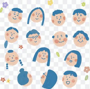 14 sets of smile material 14 sets of smile material