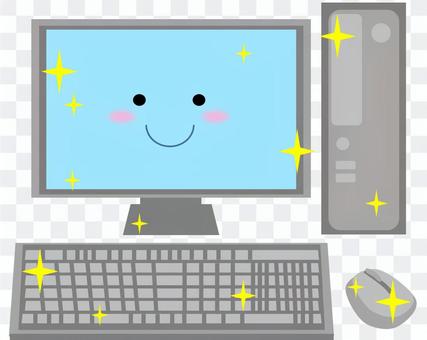 Desktop personal computer organized Desktop personal computer organized