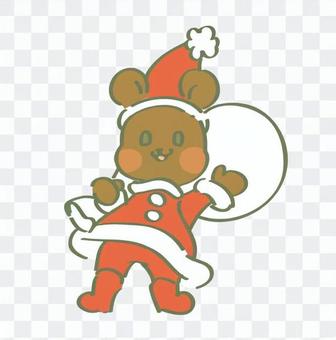 Santa Claus' bear Santa Claus' bear