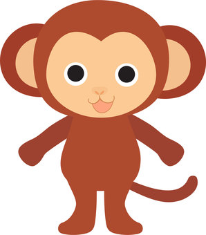 Bipedal monkey illustration Bipedal monkey illustration