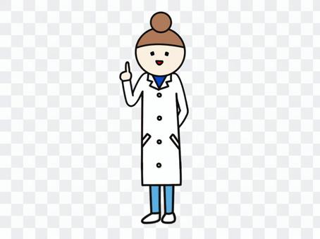 White female index finger whole body White female index finger whole body
