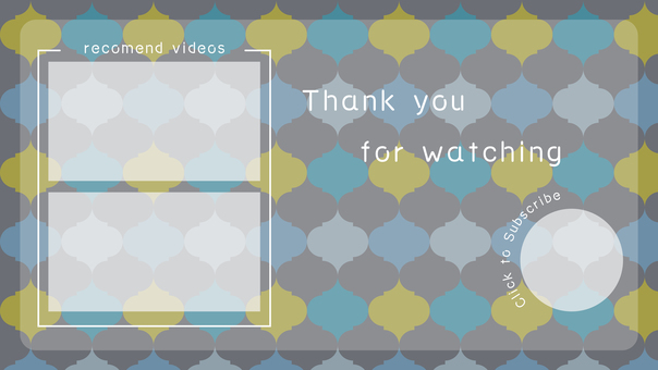 Video distribution end card material Video distribution end card material