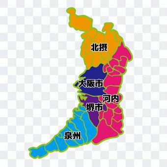Japan Map Osaka 02 Japan Map Osaka 02
