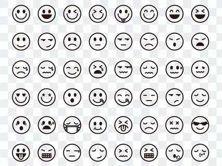 Emoticons icon set Emoticons icon set