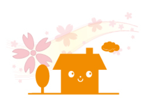 Cherry blossom dwelling _ orange Cherry blossom dwelling _ orange