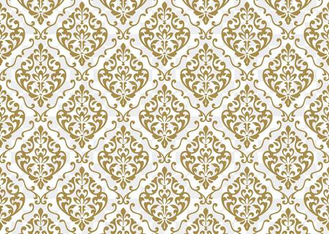 Damask pattern European beige Damask pattern European beige
