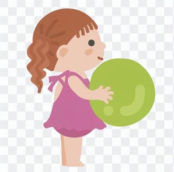 Children playing with ball Children playing with ball