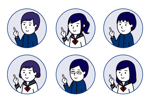Point Sailor & Gakuran Student Point Sailor & Gakuran Student