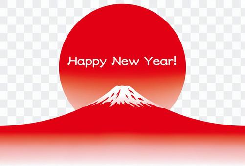 New Year's card template New Year's card template
