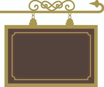 Cafe signboard frame Cafe signboard frame