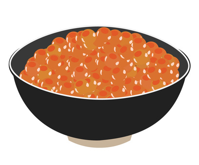 Salmon roe bowl Salmon roe bowl