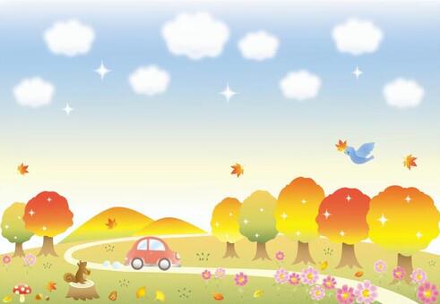 Autumn mountain autumn leaves drive Autumn mountain autumn leaves drive