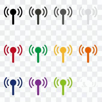 wi-fi antenna icon wi-fi antenna icon
