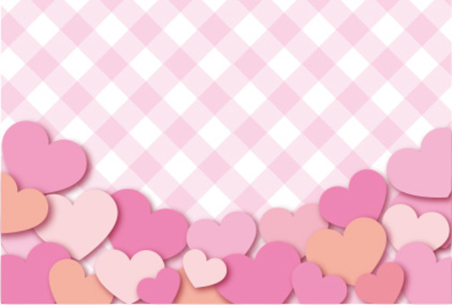 Heart's frame card Heart's frame card