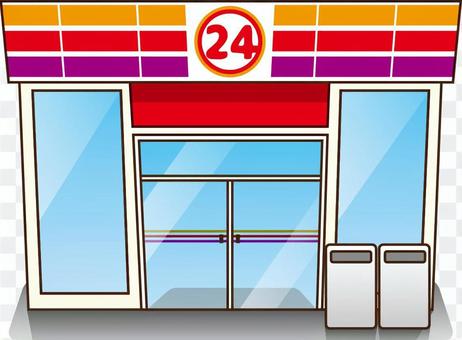 Convenience store building Convenience store building