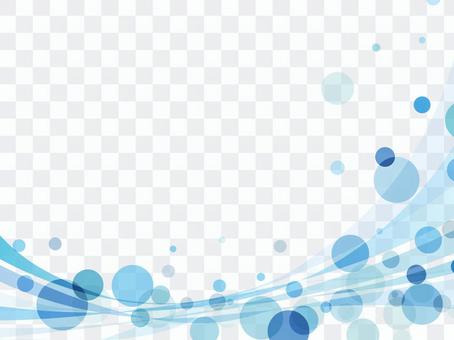 Water droplet scattering frame "Blue" Water droplet scattering frame "Blue"