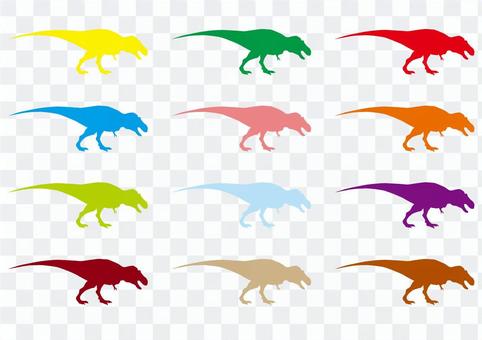 Colorful Tyrannosaurus Colorful Tyrannosaurus
