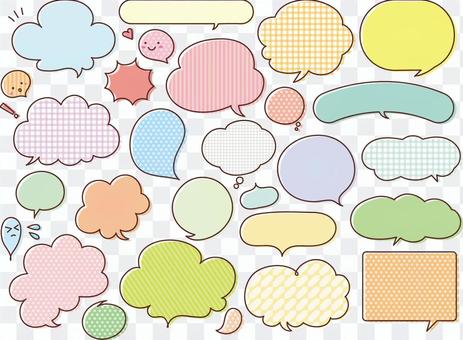 Set of speech bubbles Set of speech bubbles