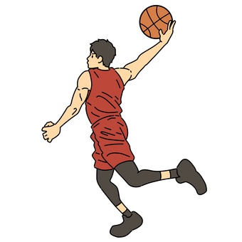 Men's basketball player to dunk Men's basketball player to dunk