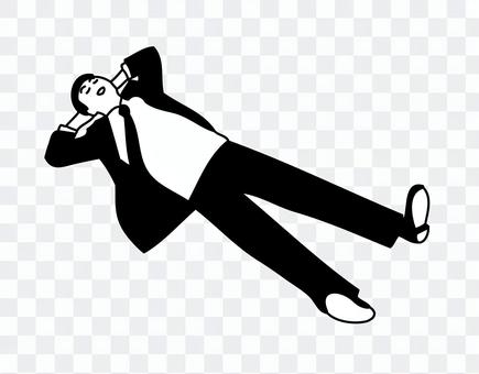 Sleeping businessman 1-2 Sleeping businessman 1-2