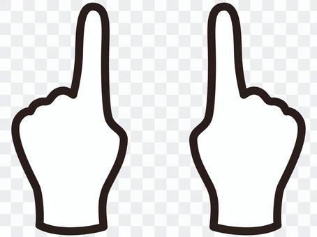 Hand operation icon-2B Hand operation icon-2B
