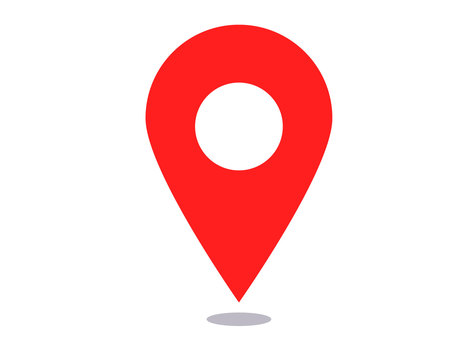 Simple map pin illustration Simple map pin illustration