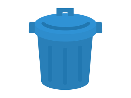 Simple and cute poly bucket illustration Simple and cute poly bucket illustration