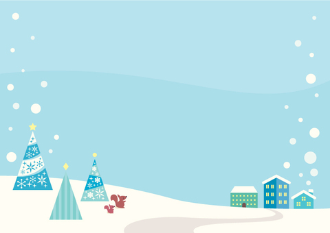 Winter landscape illustration (3) Winter landscape illustration (3)