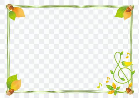 Music Fall Frame Music Fall Frame