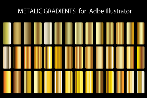 Metal color gradient set Metal color gradient set