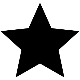 Picto star favorite mark black coloring Picto star favorite mark black coloring