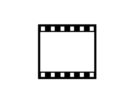 Negative film horizontal 1 frame Negative film horizontal 1 frame