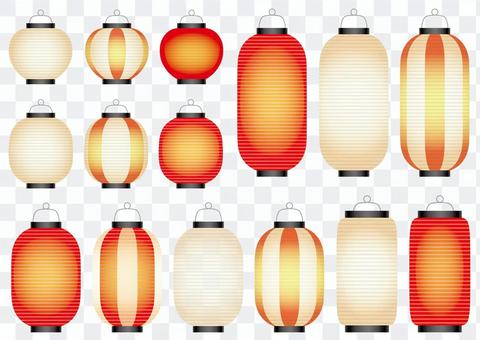 Lantern illustration set Lantern illustration set