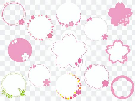 Spring circle set 01 Spring circle set 01