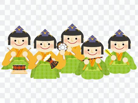 Five-folk musicians Five-folk musicians