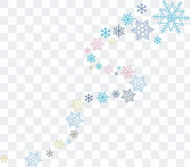Snow crystal spark Snow crystal spark