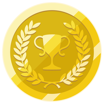 Gold medal trophy Gold medal trophy