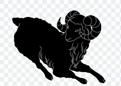 Capricorn silhouette Capricorn silhouette